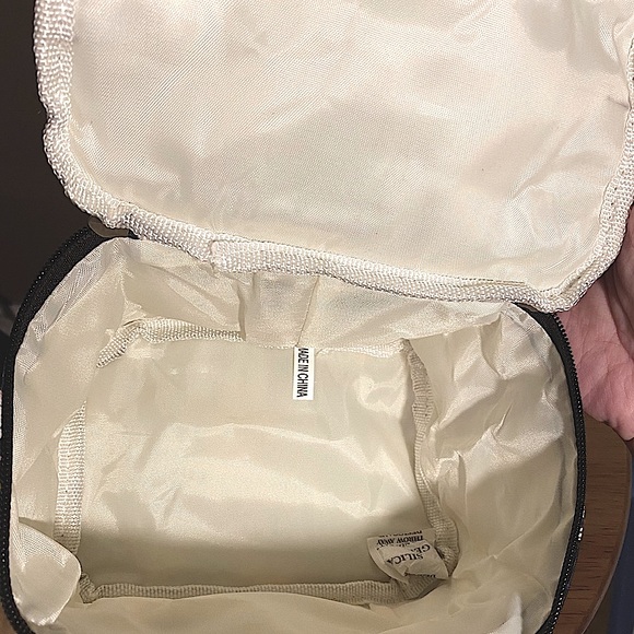 SLOTH Zippered Canvas MakeUp Bag with Handle - Picture 3 of 3